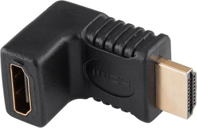 Përshtatës HDMI KS, kënd 90°, i zi