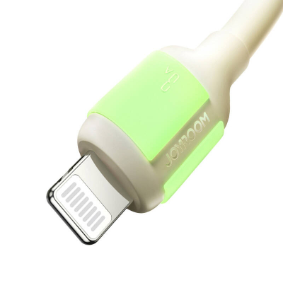 Kabllo karikimi Joyroom USB A në Lightning, 30W 3A, 2m, bezhë