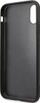 Kapak telefoni Karl Lagerfeld KLHCPXSAKICKCBK për iPhone X / XS, hardcase Saffiano Ikonik Karl dhe Choupette, i zi