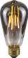 Llambë LED Italux Retro ST64, E27, 4W 2200K, xham i tymosur