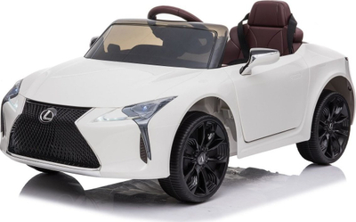 Makina elektrike për fëmijë Lexus LC500, 12V, telekomandë, e bardhë