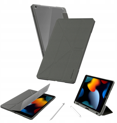 Mbulesë folio AMAZINGTHING Titan Pro për iPad Air M3 11", me qëndrim, gri