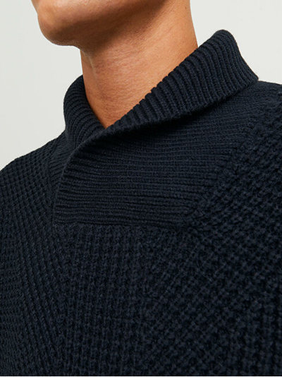 Triko Jack&Jones JJSTANDFORD Regular Fit 12236287 Navy Blazer