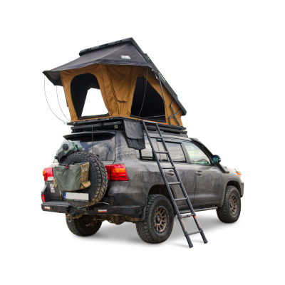 Çadër tavan makine Offlander Tomahak 3.1, skelet alumini, për kamping off road, e zezë
