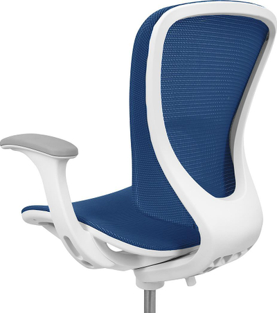 Karrige për kalamaj Spacetronik SPC-XD02N, ergonomike, me rrota, blu me të bardhë