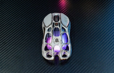 Maus gaming wireless Gravastar Mercury M1 Pro, 26000 DPI, BT 2.4GHz, ngjyrë argjendtë