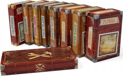 Lojë tavoline Rebel Ticket to Ride Legacy Legends of the West, kampanjë 12 lojëra, strategjike, shumëngjyrëshe