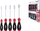 Set kaçavidash për dado Wiha SoftFinish, 5 copë, çelik krom vanadium