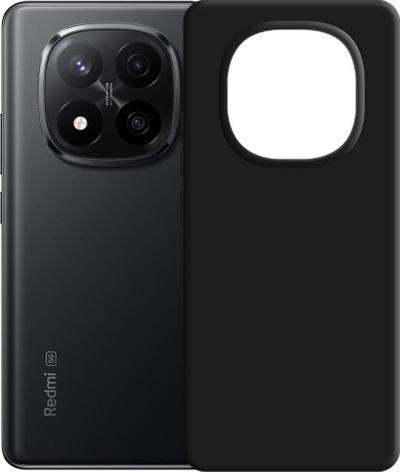Maskë silikoni 3MK për Xiaomi Redmi Note 14 Pro+, e zezë
