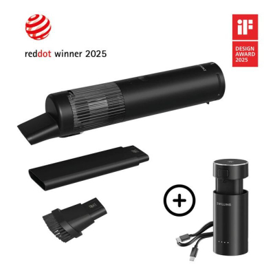 Fshesë dore pa kabllo Zwilling Xtend Starter Set, bateri 12V 3Ah, filtër HEPA, e zezë