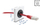 Modul kabllosh Delock Easy 45 cable grommet, i rrumbullakët 16 mm, plastik, bardhë zi