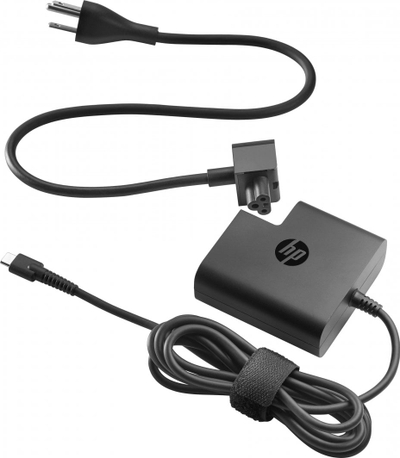 Përshtatës energjie për laptop HP, 65W, USB-C, i zi
