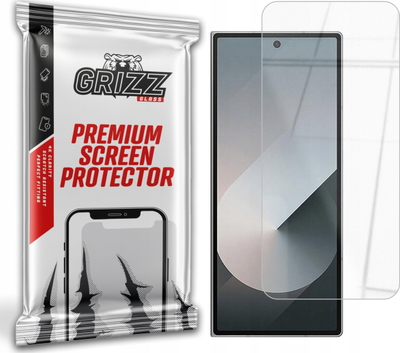Xham hibrid mbrojtës GrizzGlass HybridGlass për Samsung Galaxy Z Fold 6, transparencë e lartë, instalim i lehtë