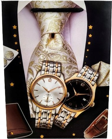 Qese dhuratash Gift Bag S MIX, 18x24x8.5 cm, dizajn biznes, me plot ngjyra