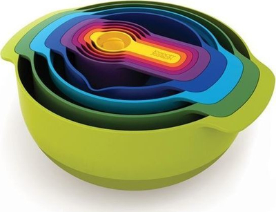 Set enësh kuzhine Joseph Joseph Nest 9 Plus 40031, 9 pjesë, plastikë, shumëngjyrësh