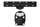Mbajtëse muri për TV Samsung WMN-WM65RXEN, 65", 45 kg, e zezë
