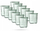 Set kavanoza qelqi Westmark Mini Sturz, 140 ml, 6 copë, transparent