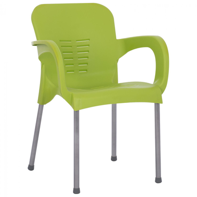 Karrige polipropileni e ricikluar Karek 59.5×59×81 cm (HM5592.17), gjelbër
