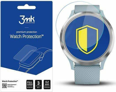 Xham mbrojtës 3MK FlexibleGlass për Garmin Vivomove HR, 0.2mm, 3 copë, transparent