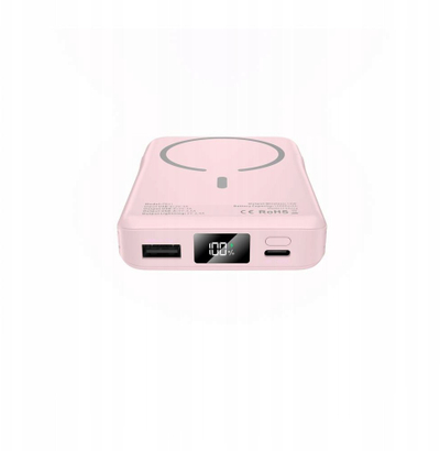 Power bank Tech-Protect PB31 LifeMag, 10000mAh, MagSafe, розова