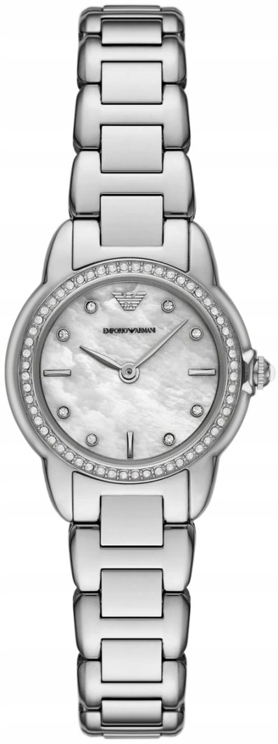 Orë dore për femra Emporio Armani Mia AR11669, çelik inox, quartz, argjendtë