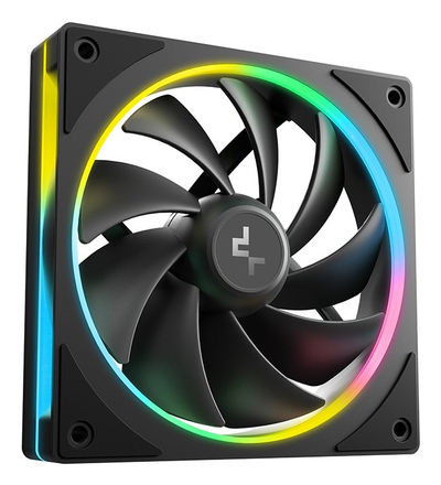 Ventilatorë PC Deepcool FL12 SE 3IN1, 120mm, set 3x, të bardhë