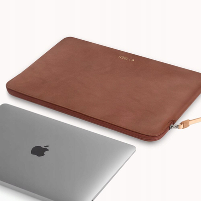 Çantë laptopi Tech-Protect Fleece, 15-16\", kafe