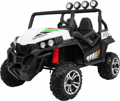 Buggy elektrik për kalamaj S2588, 2 x 12V, 2 vende, i bardhë