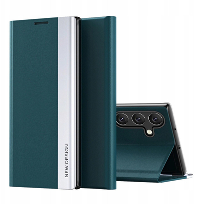 Këllëf telefoni Hurtel Sleep Case Pro për Samsung Galaxy A26, me stand, jeshil
