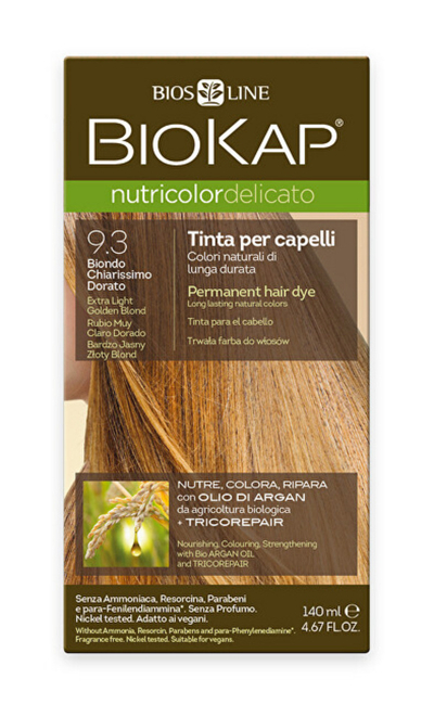 Ngjyrë për flokë Biokap 9.30 Blond gold - Extra light 140 ml