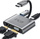 Adapter USB C Inca ITPC 06TX, 4 me 1, HDMI VGA USB 3.0, 4K, gri