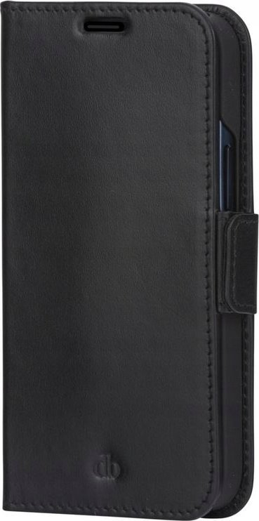 Këllëf telefoni Dbramante1928 Copenhagen Slim, për iPhone 13 Pro 6.1", portofol, i zi