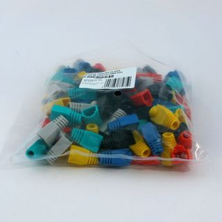 Kapakë plastikë për RJ45 8P, set 100 copë, shumëngjyrëshe