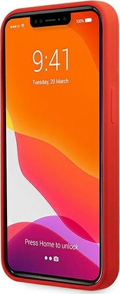 Kapak telefoni Ferrari Hardcase për iPhone 13 Pro Max, silikon, i kuq