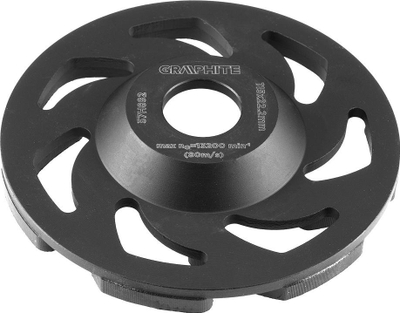 Disk diamanti Graphite Diamond Disc 115mm, vrimë 22.2mm, segment L