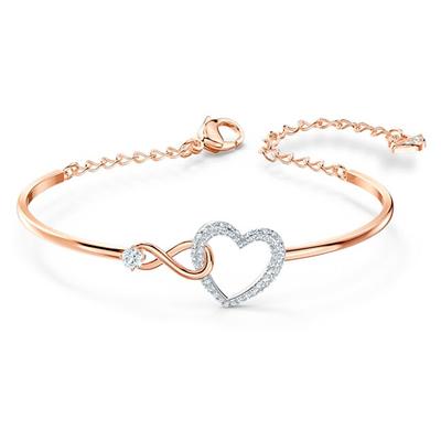 Byzylyk për femra Swarovski Infinity 5518869, rozë i artë
