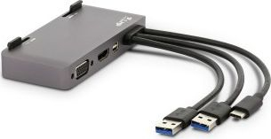 Dock USB C LMP Attach Dock Pro, 10 порти, за iMac, сива (space gray)