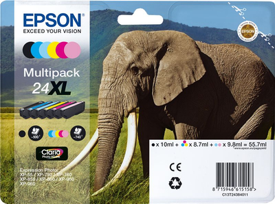 Toner Epson 24XL MultiPack për printer