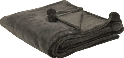 Batanije TERKE Velvet, 200 x 220 cm, poliester, gri