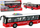 Autobusi lodër LeanToys 16957, 1:16, drita dhe zë, i kuq