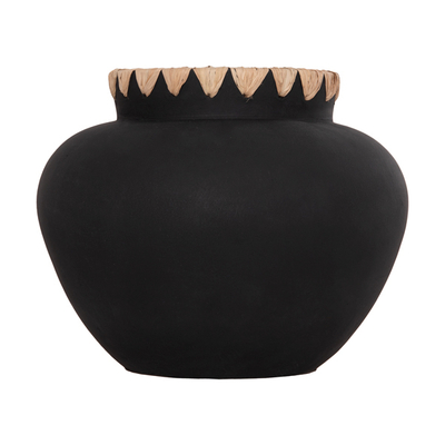 Vazo dekorative Renton M Φ28x23Hcm (HM4732), zezë