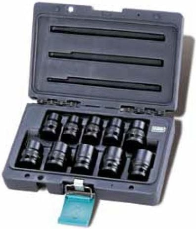 Set çelësa momenti Honiton CAPPELLO, 10 copa, 1/2", i zi