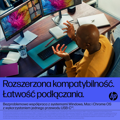 Stacion lidhës HP Thunderbolt G4, 4K, 100W, Thunderbolt 4, i zi