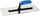 Mistri për gips karton Kubala 0280, inoks, 130x350 mm, blu