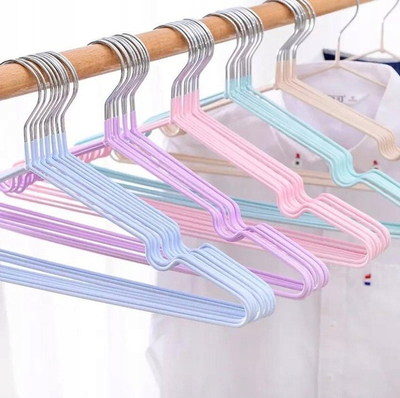 Varëse rrobash Feniks Velour, set 5 copë, plastike, bezhë