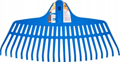 Hark kopshti Garden Rake, plastik, 46cm, jeshil
