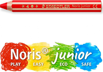 Lapsa me ngjyra Staedtler Noris junior, set 12 copë, për fëmijë