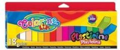 Plastelinë Colorino Kids Square, set me 18 ngjyra, shumë e butë, plot ngjyra