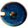 Kupë sheqeri Verlo Deep Blue, porcelan, me kapak, blu