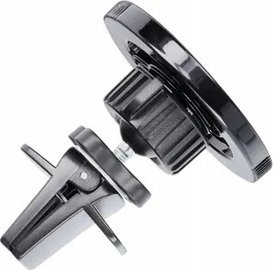 Mbajtëse magnetike për veturë Blue Star Magnetic Car Mount, për grilë ajri, kompatibile MagSafe, e zezë